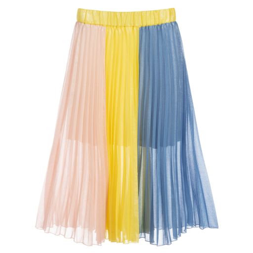 Loredana-Pink, Yellow & Blue Skirt | Childrensalon Outlet