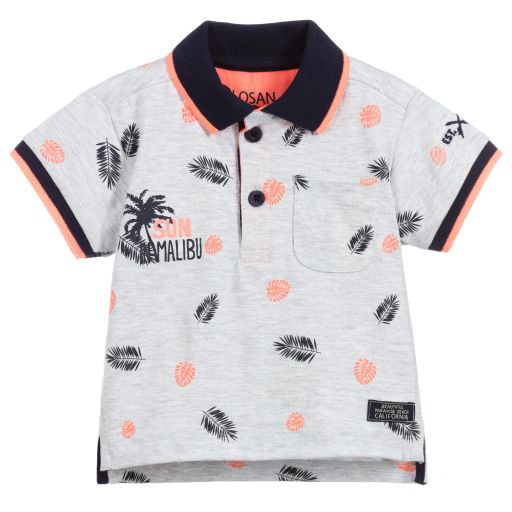 Losan-Baby Boys Grey Shirt | Childrensalon Outlet