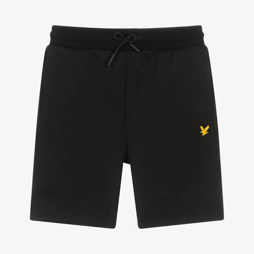 Lyle & Scott-Boys Black Jersey Logo Shorts | Childrensalon Outlet