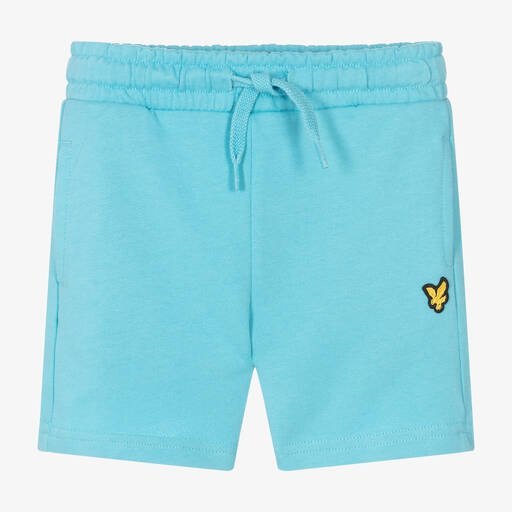 Lyle & Scott-Boys Blue Cotton Shorts | Childrensalon Outlet