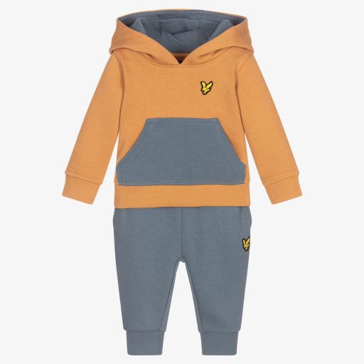 Lyle & Scott-Boys Brown & Grey Tracksuit | Childrensalon Outlet