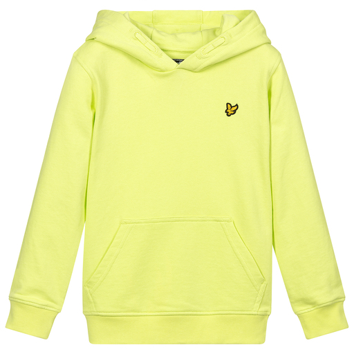 Lyle & Scott-Boys Green Cotton Logo Hoodie | Childrensalon Outlet