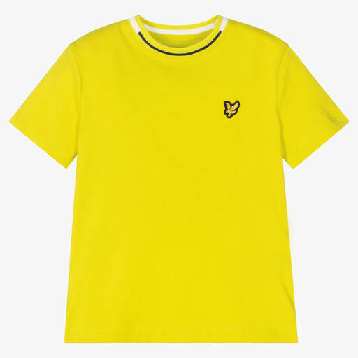 Lyle & Scott-Boys Green Cotton T-Shirt | Childrensalon Outlet