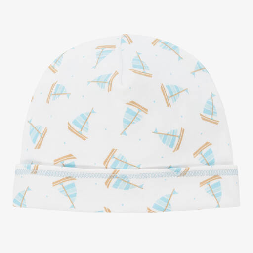 Magnolia Baby-Baby Boys Cotton Tiny Sailboat Hat | Childrensalon Outlet