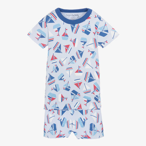 Magnolia Baby-Boys Blue Set Sail Pyjamas | Childrensalon Outlet
