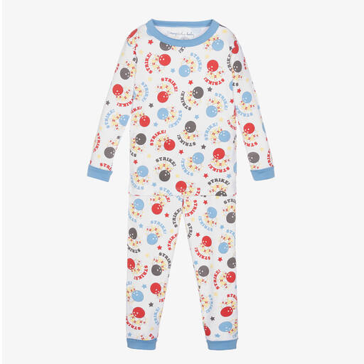 Magnolia Baby-Boys Pima Cotton Bowling Night Pyjamas | Childrensalon Outlet
