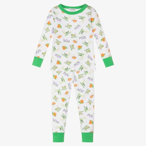 Magnolia Baby-Пижама из хлопка пима с жуками для мальчиков | Childrensalon Outlet