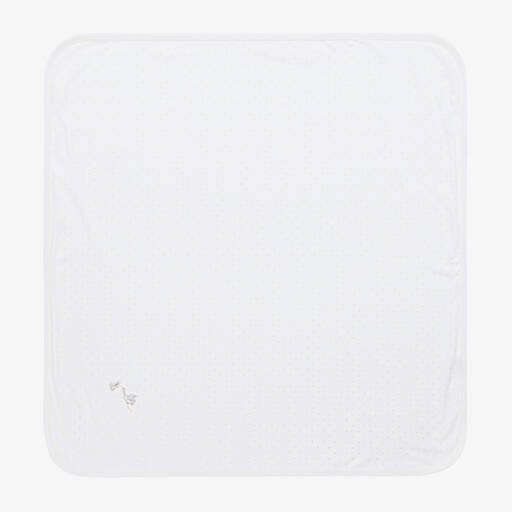 Magnolia Baby-Girls Ivory Cotton Coverlet | Childrensalon Outlet