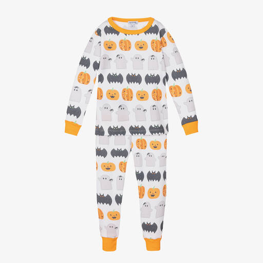 Magnolia Baby-Orange & White Pyjamas | Childrensalon Outlet