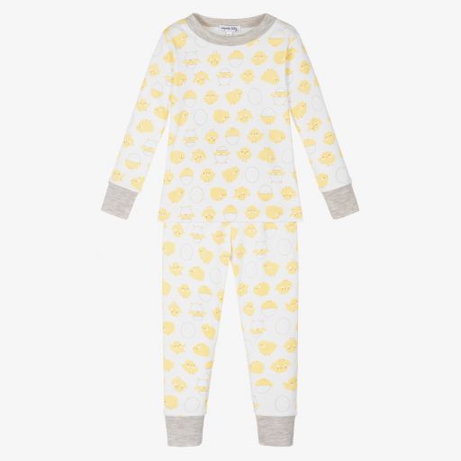 Magnolia Baby-Pima Cotton Chicks Pyjamas | Childrensalon Outlet
