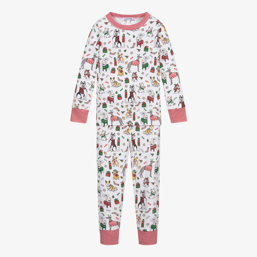 Magnolia Baby-Pima Cotton Doggies Pyjamas | Childrensalon Outlet