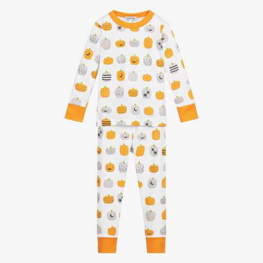 Magnolia Baby-Пижама из хлопка пима с тыквами | Childrensalon Outlet