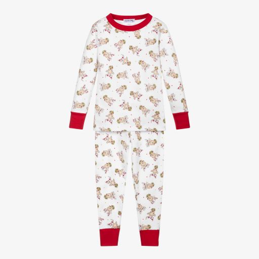 Magnolia Baby-Rentier-Schlafanzug aus Pima-Baumwolle | Childrensalon Outlet
