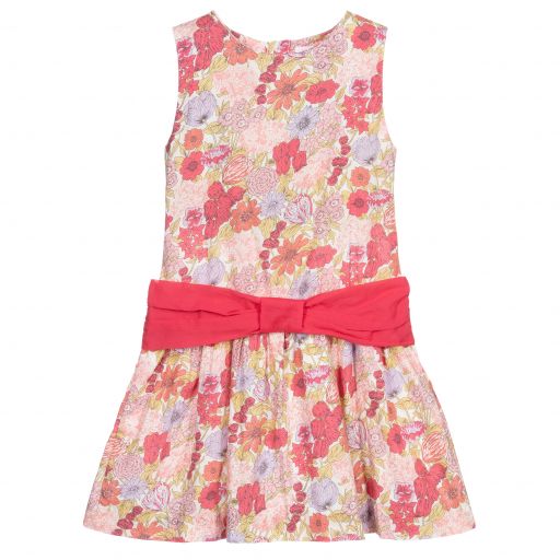 Malvi & Co-Grils Pink Floral Cotton Dress | Childrensalon Outlet