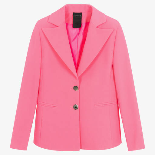 Marc Ellis-Blazer rose en crêpe fille | Childrensalon Outlet