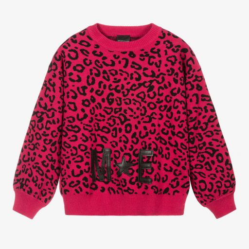 Marc Ellis-Pink & Black Leopard Sweater | Childrensalon Outlet