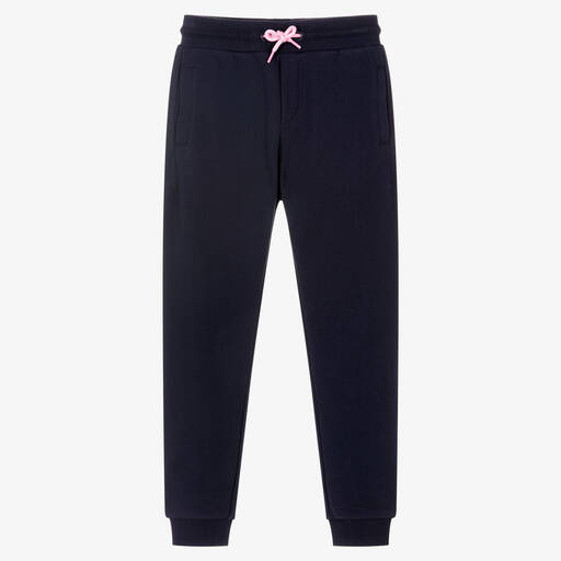 MARC JACOBS-Girls Blue Jersey Joggers | Childrensalon Outlet