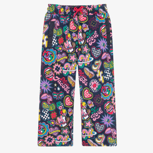 MARC JACOBS-Синие джоггеры-клеш для девочек | Childrensalon Outlet