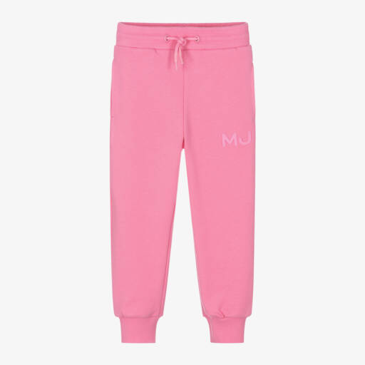 MARC JACOBS-Girls Cotton Pink Jogging Trousers | Childrensalon Outlet
