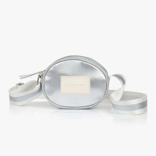 MARC JACOBS-Girls Silver Shoulder Bag (16cm) | Childrensalon Outlet
