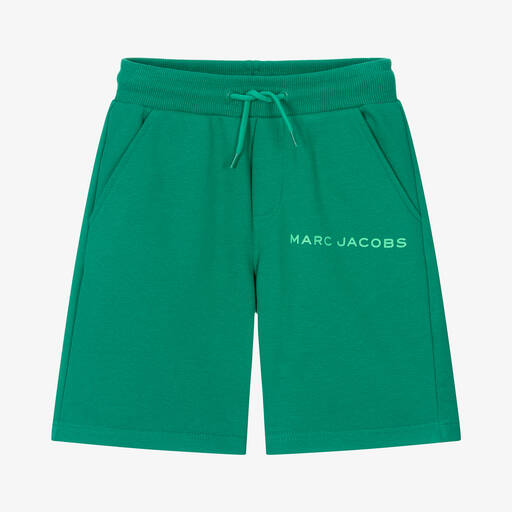 MARC JACOBS-Green Cotton Shorts | Childrensalon Outlet