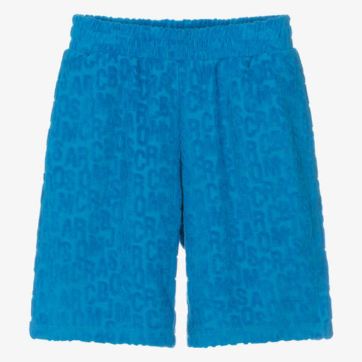 MARC JACOBS-Teen Blue Towelling Shorts | Childrensalon Outlet