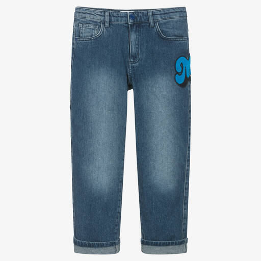 MARC JACOBS-جينز تينز ولادي قطن دنيم لون أزرق | Childrensalon Outlet
