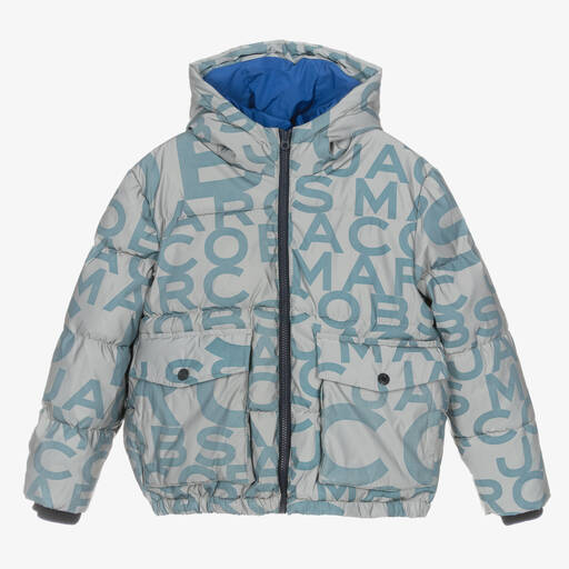 MARC JACOBS-Серая куртка для мальчиков-подростков | Childrensalon Outlet