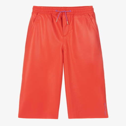 MARC JACOBS-Teen Faux Leather Culottes | Childrensalon Outlet