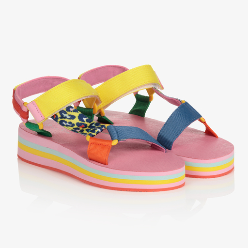 MARC JACOBS-صندل تينز بناتي قماش بطبعة ملونة | Childrensalon Outlet
