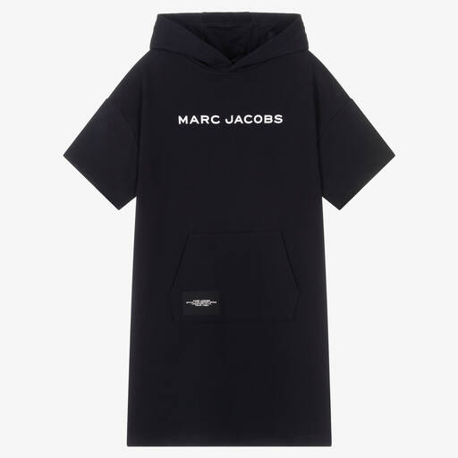 MARC JACOBS-Teen Girls Navy Blue Hoodie Dress | Childrensalon Outlet