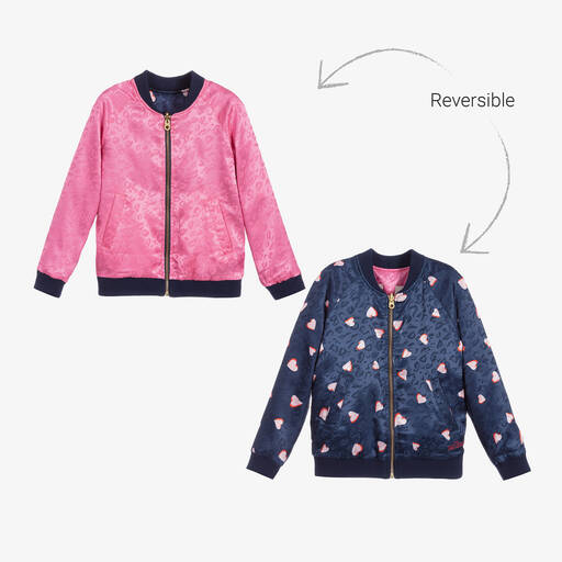 MARC JACOBS-Teen Pink Reversible Jacket  | Childrensalon Outlet