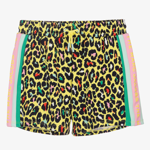 MARC JACOBS-Short jaune à imprimé guépard Ado | Childrensalon Outlet