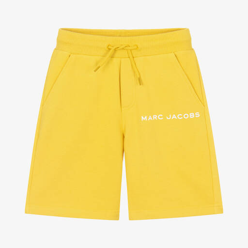 MARC JACOBS-Yellow Cotton Shorts | Childrensalon Outlet