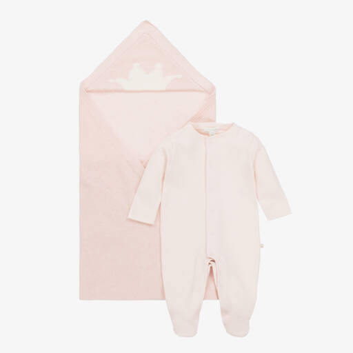 Marie-Chantal-Girls Pink Angel Wings Set | Childrensalon Outlet