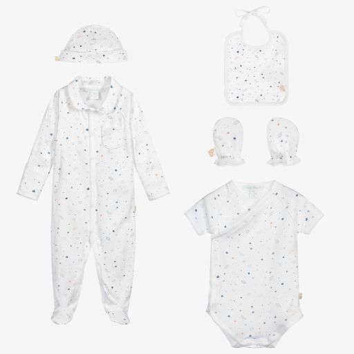Marie-Chantal-Pima Cotton Baby Outfit Set | Childrensalon Outlet