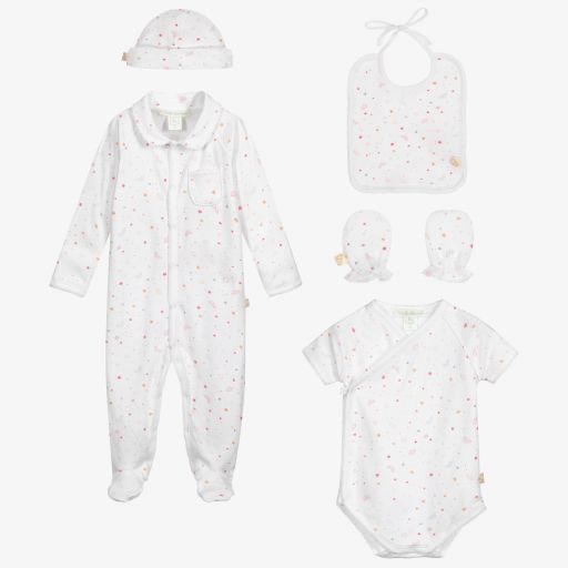 Marie-Chantal-Pima Cotton Baby Outfit Set | Childrensalon Outlet