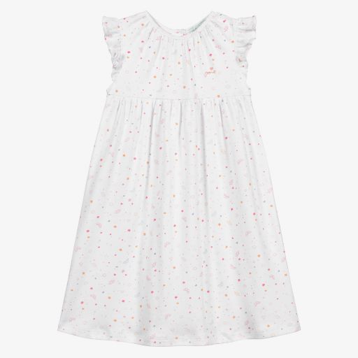 Marie-Chantal-Chemise de nuit blanche Pima | Childrensalon Outlet