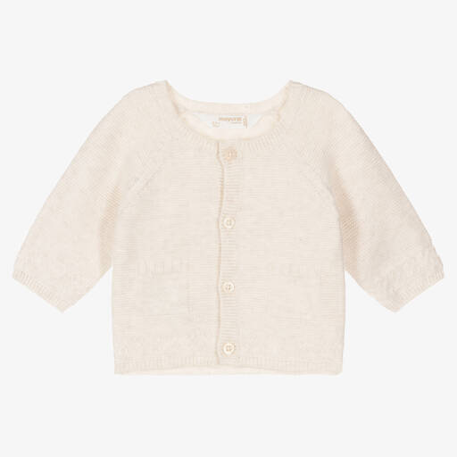 Mayoral-Pull beige en maille Bébé garçon | Childrensalon Outlet