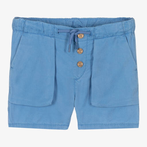 Mayoral-Голубые шорты для мальчиков  | Childrensalon Outlet
