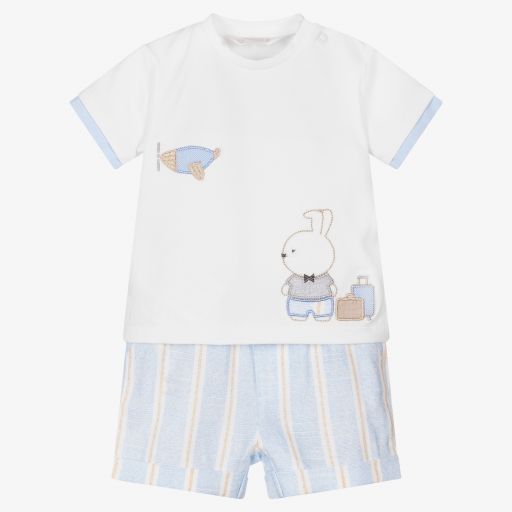 Mayoral Newborn-Baby Boys Cotton Shorts Set | Childrensalon Outlet