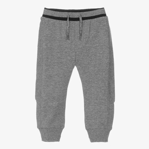 Mayoral Newborn-Baby Boys Grey Cotton Joggers | Childrensalon Outlet