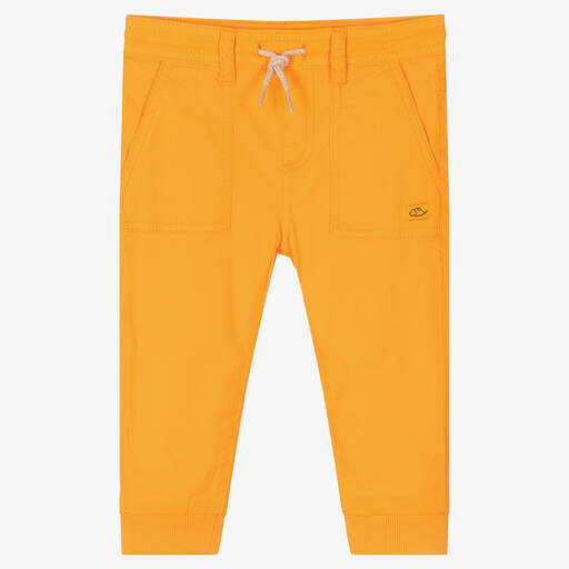 Mayoral-Orange Baumwollhose für Babys | Childrensalon Outlet