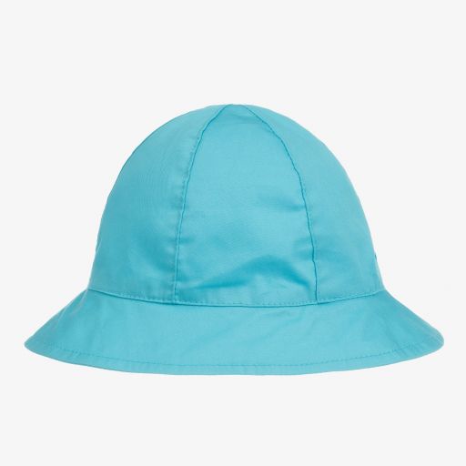Mayoral-Chapeau de soleil bleu Bébé fille | Childrensalon Outlet