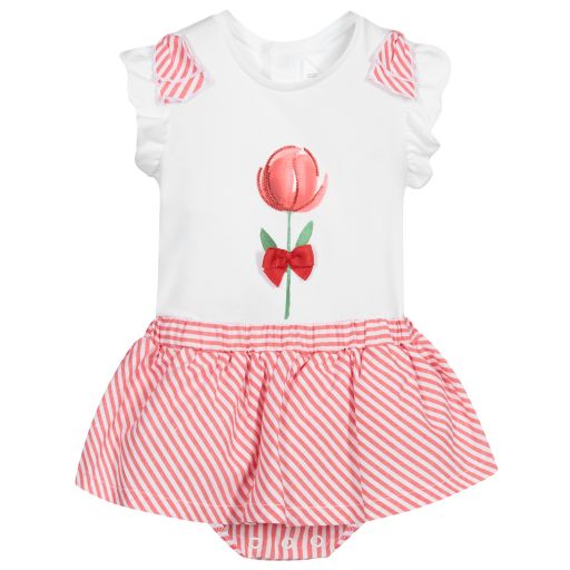 Mayoral Newborn-Baby Girls Cotton Skirt Set | Childrensalon Outlet