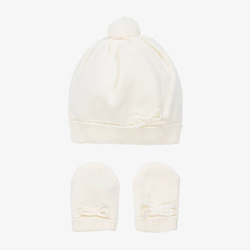 Mayoral Newborn-Ensemble chapeau ivoire bébé | Childrensalon Outlet