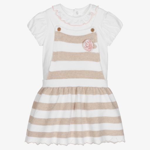 Mayoral Newborn-Ens. robe en maille Bébé  | Childrensalon Outlet