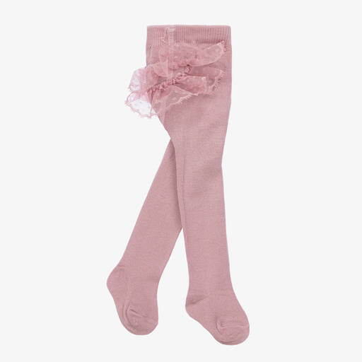 Mayoral-Baby Girls Lilac Purple Frilly Tights | Childrensalon Outlet