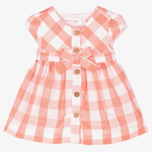 Mayoral Newborn-Baby Girls Pink Dress Set | Childrensalon Outlet