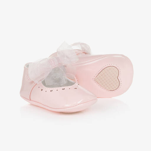 Mayoral-Baby Girls Pink Pre-Walker Shoes | Childrensalon Outlet